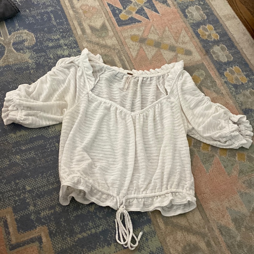 Free people white shirt